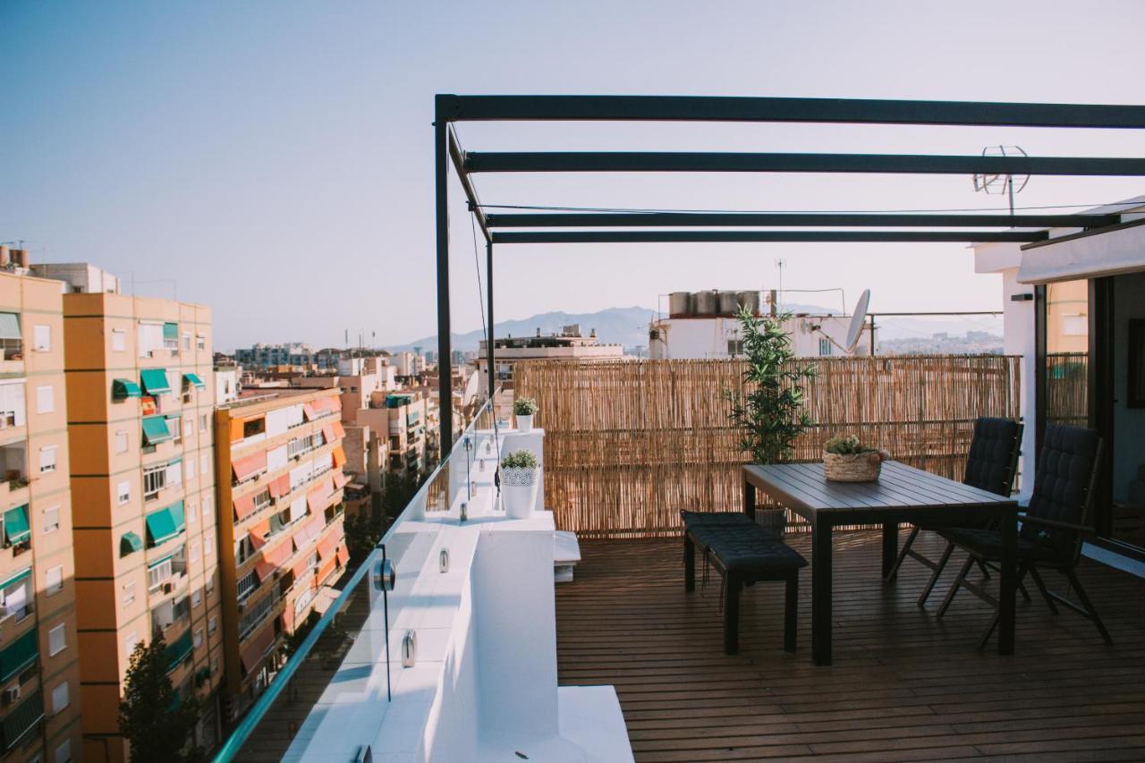 Apartmán Penthouse With Terrace And Views Màlaga Exteriér fotografie